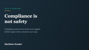 Title card: compliance is not safety